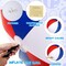 60 Inch Giant Patriotic Beach Balls, 4th of July Red White and Blue Large Beach Balls Inflatable Summer Independence Day Party Favors for Hawaiian Beach and Swimming Pool Party
